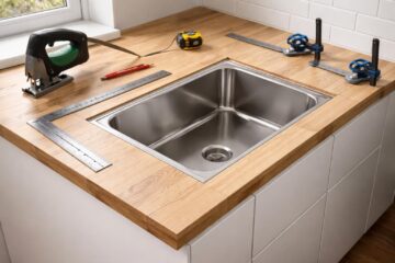 découvrez nos conseils pour réussir la pose de votre plan de travail et maîtriser les découpes d'évier avec précision pour une cuisine parfaitement équipée.