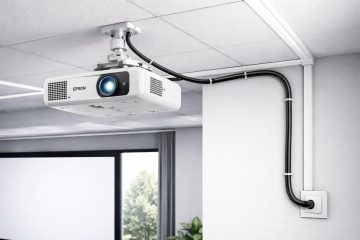 découvrez comment réaliser un câblage longue distance pour votre vidéoprojecteur epson avec hdmi sur fibre optique et installation propre grâce aux goulottes.