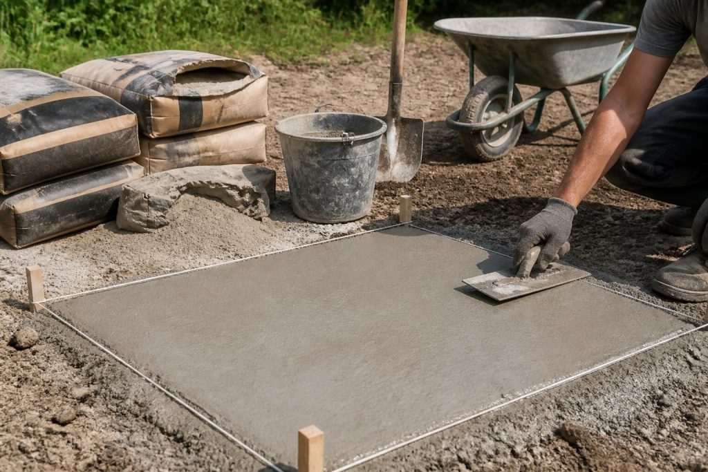 découvrez comment calculer précisément le nombre de sacs de béton prêt à l'emploi nécessaires pour 1m2 de surface, et réussissez vos travaux de construction facilement.