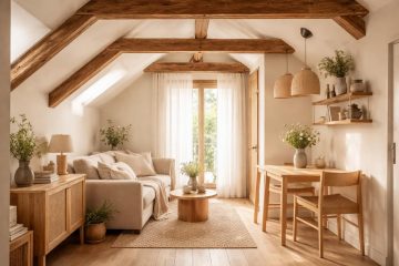 découvrez des astuces pour aménager petits espaces avec des poutres retroussées et créer une harmonie visuelle parfaite dans votre intérieur.