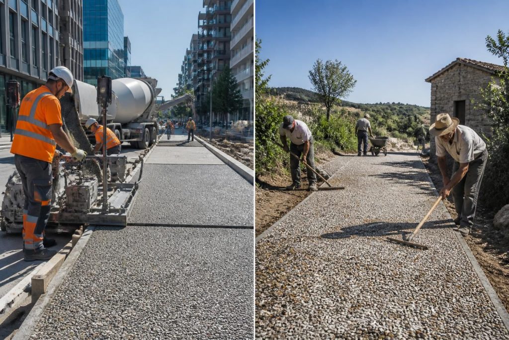 découvrez pourquoi le coût du béton désactivé au m² varie selon les régions, en tenant compte des facteurs locaux tels que la disponibilité des matériaux, la main-d'œuvre et les conditions climatiques.